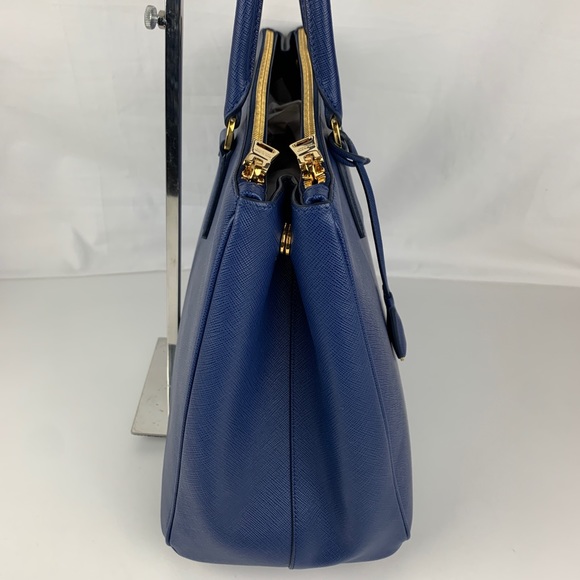 New Prada Italian Galleria Lux Double Zip Tote - Picture 4 of 7